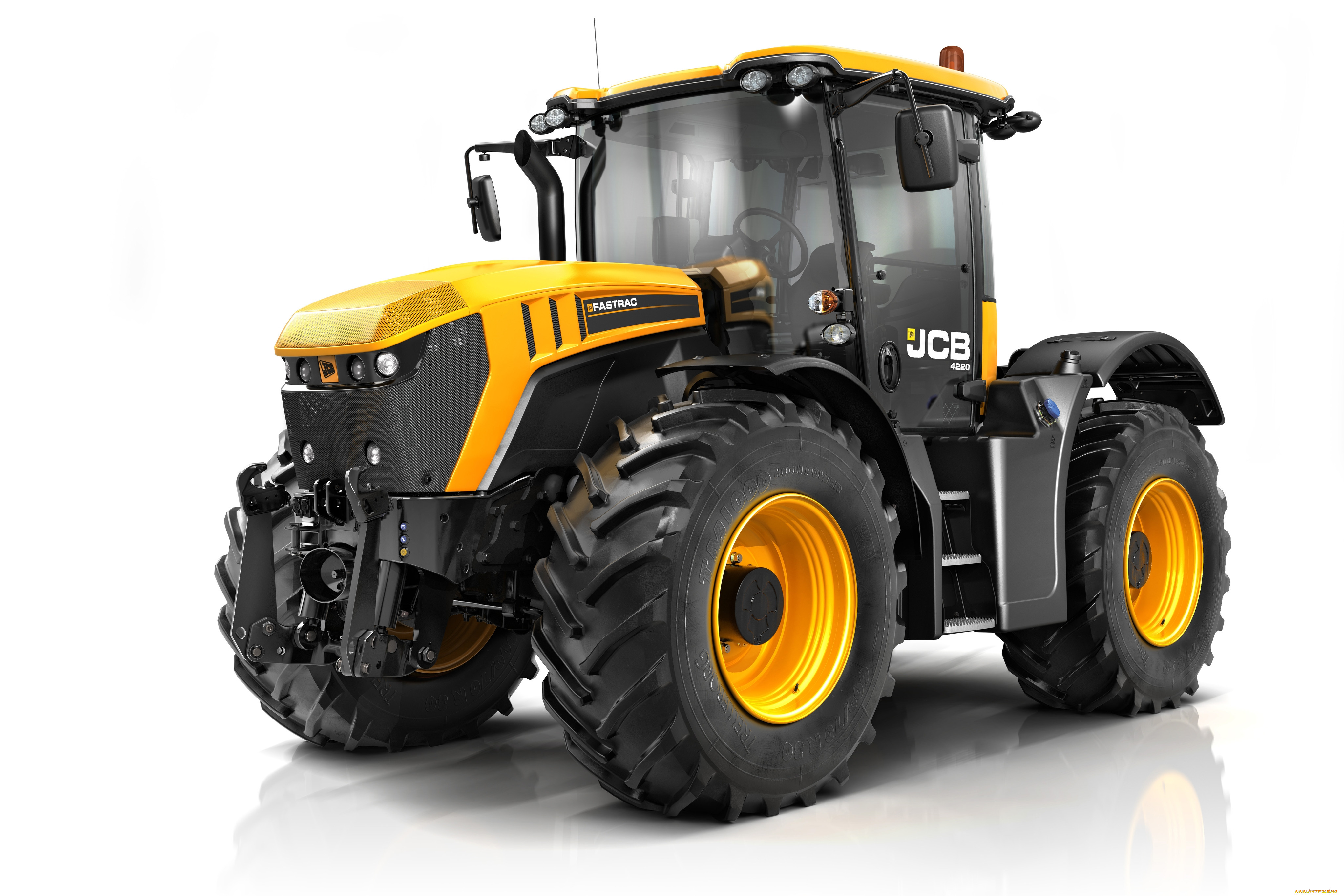 Картинки трактор jcb